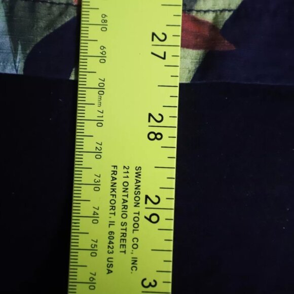 VTG Tommy Bahama Button Up Shirt Mens M Blue Floral Hawaiian Tropical Beach Silk - Picture 7 of 8